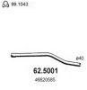 INNOC 46620585 Exhaust Pipe